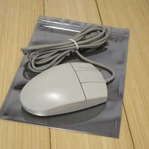 Vintage Logitech M-S35 Roller Ball 3-Button Wired Mouse PS2 - Tested 06